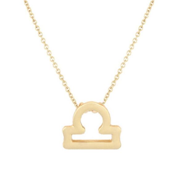 2/$30 Astrology Necklace Libra Gold Tone Constellation Necklace Gift Simple - Picture 6 of 6